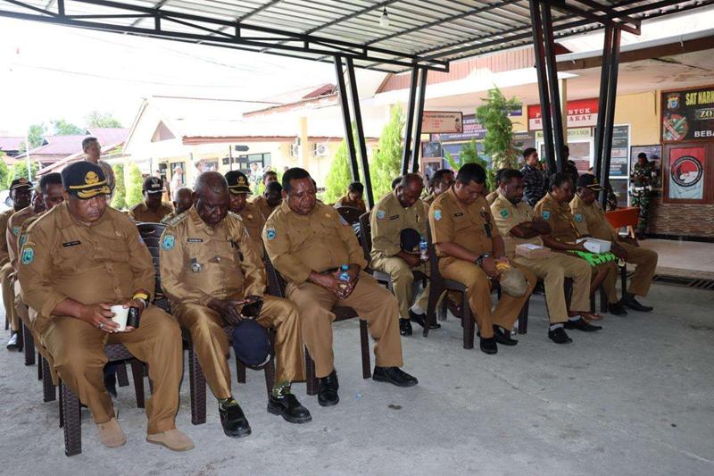 Pemkab Sorsel Bangun Kebersamaan Bersama TNI-Polri