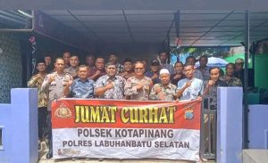 Kapolsek kota pinang jumat curhat digelar warung kak yani