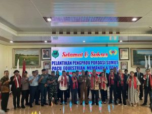 Satuan Brimob Polda Sumut Hadiri Pelantikan Pengurus PORDASI Sumut, Dukung Pengembangan Olahraga Berkuda dan Tradisional
