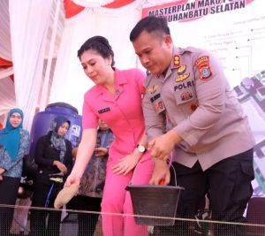 Kapolda Sumut Peletakan Batu Pertama Pembangunan Mako Polres Labusel :