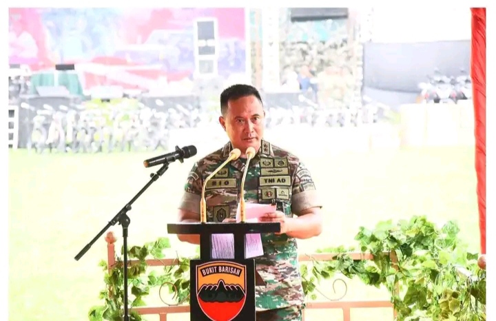 saya ucapkan selamat ulang tahun untuk Kodam I/BB. Dengan HUT ini kami mendoakan Kodam dapat terus menjadi yang terbaik untuk Indonesia
