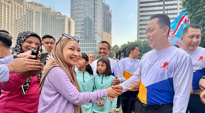 Kapolri Jenderal Polisi Drs. Listyo Sigit Prabowo, M.Si., menghadiri rangkaian kegiatan Hari Bhayangkara ke-79